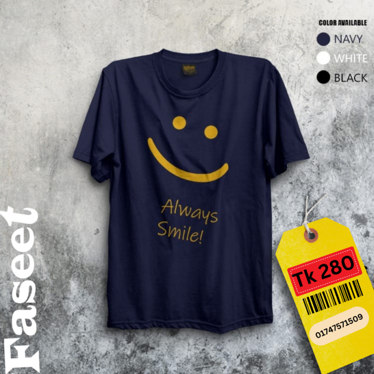 ALWAYS SMILE BELIVE IN short sleeve