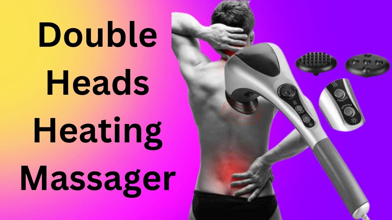 Double Heads Heating Massager